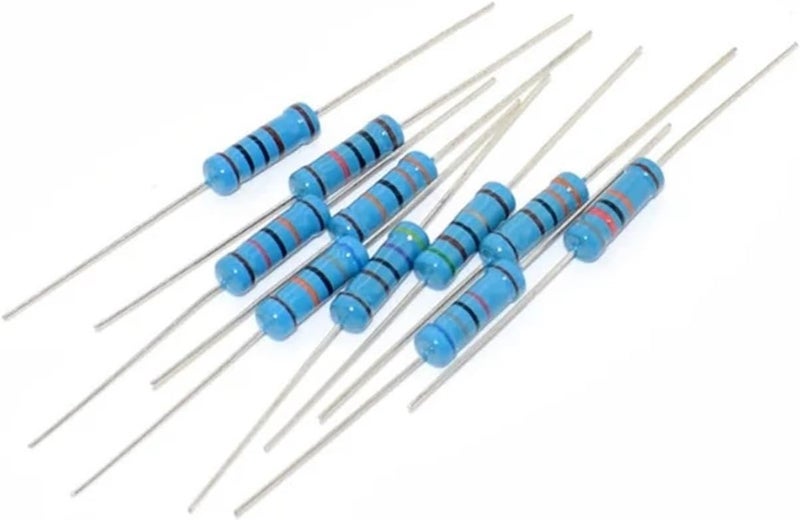 Resistors 100PCS 2W Metal Film Resistor 1% Five-Color Ring Power 0.1~1M 2 4.7 10R 47 100 220 360 470 1K .2K 10K 100KOhm(360K Ohm) - Image 2