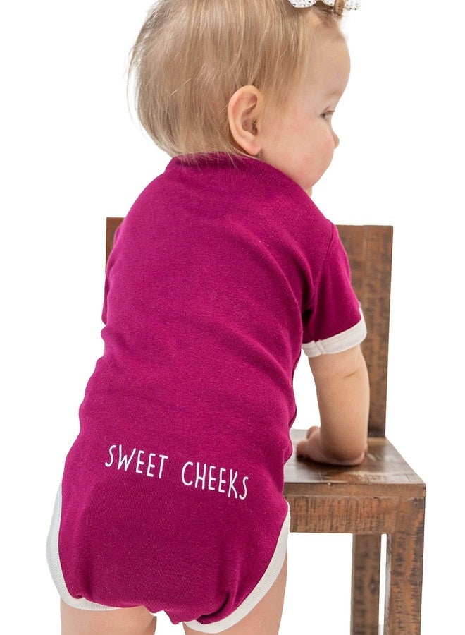 Lazy One Unisex Baby Bodysuit, Animal Designs, 6-18 Months, Bear, Berry Cute (6 Month) - Image 3