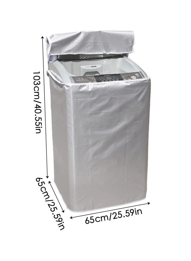 Washer and Dryer Covers,Top Load Washing Machine Cover Laundry Dryer Protect Cover - Dustproof Waterproof Design for Easy Use Fit for Most Front-loading Machine
