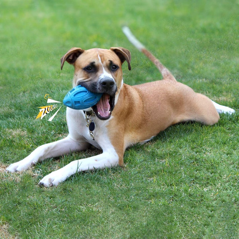 Rubber Sounding Rugby Rubber High Quality Pet Ball Grinding Teeth Bite Dog Toy Ball - Image 2
