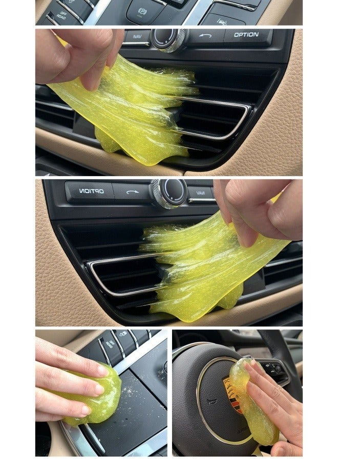 4PCs Universal Cleaning Gel Super Clean Quickly Remove Stains for PC Tablet Laptop Keyboards Car Vents Cameras Printers Calculators(yellow)  - Image 3