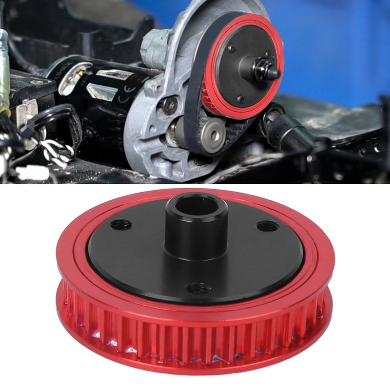 Rubber Belt Gearbox Modified Gear Combination Fit for Axial SCX10 RC Car ModelRed - Image 4