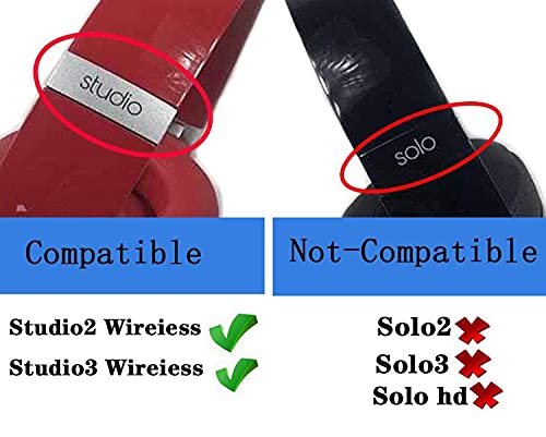 QKSOTY Studio 3 Headband Replacement Parts Accessories Studio 2 Headband Repair Kit Compatible with Studio 3.0 / Studio 2.0 Wireless Top Headband (Studio3-Black-Gold) - Image 5