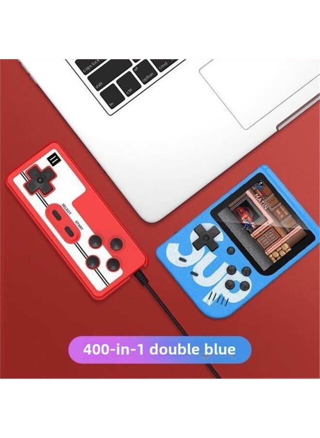 Generic - Dual Charging Retro Game Console With 400 Games And Classic Portable Gaming Device For Two People-Specifications:Red Upgrade HD 400 Game Machine-Color:Package 1 - Image 1