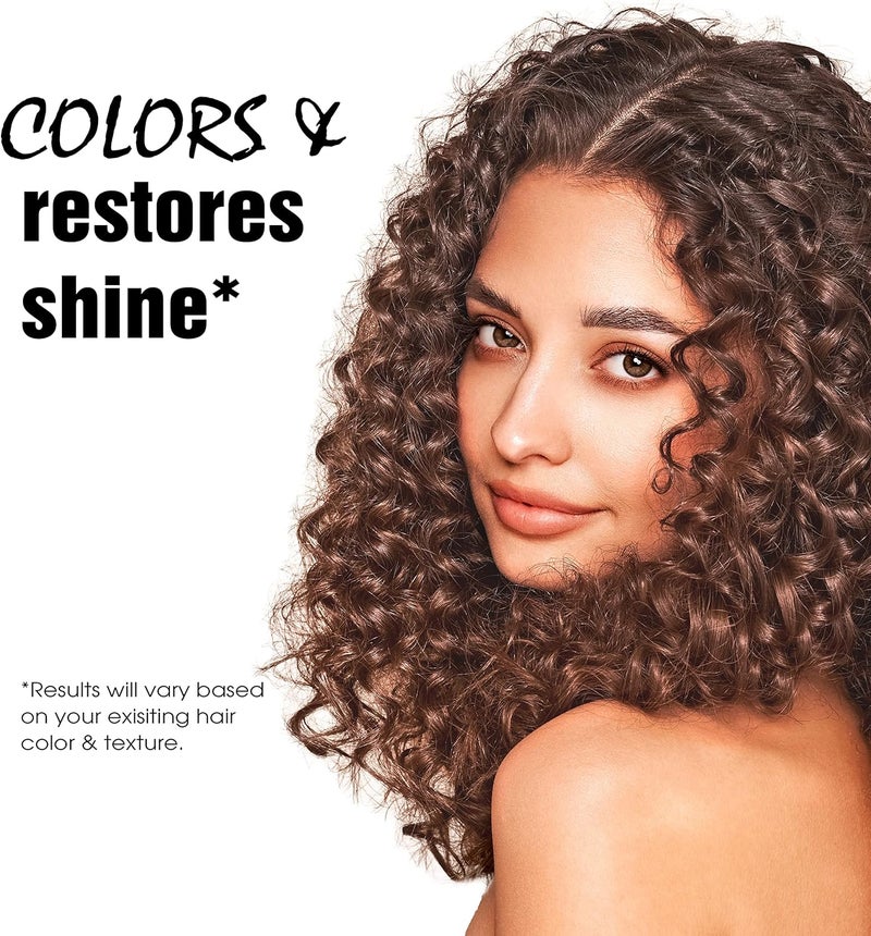 Light Mountain Natural Hair Color & Conditioner - Medium Brown, Organic Henna and Botanicals, Chemical-Free Semi-Permanent Hair Dye - Image 5