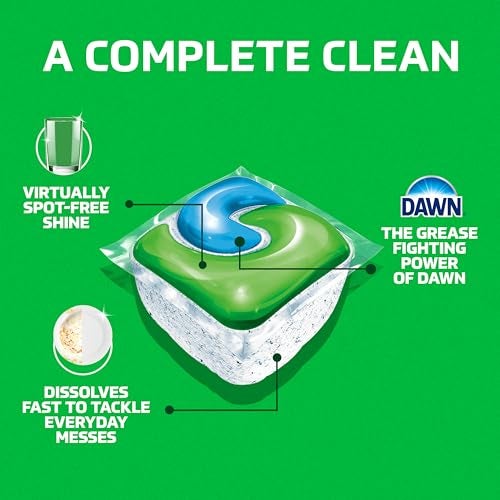 Cascade Complete Action Dishwasher Detergent Pods Fresh Scent Dishwasher Pods and Tablets Powerful Dishwashing Detergent for Spotless Dishes GreaseFighting Dish Pods and Dish Tabs 43 Count - Image 3