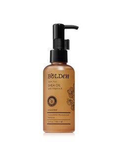 bolden BOLDEN SHEA OIL with Vitamin E  100 Natural  Unparalleled Moisture  Radiance for Skin  Hair  UNSCENTED  34 fl oz 