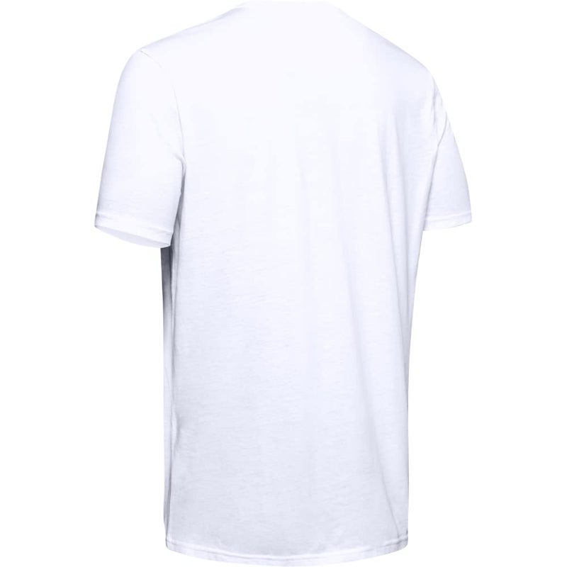 Under Armour Men's UA GL Foundation Short Sleeve T-Shirt XXL White - Image 4