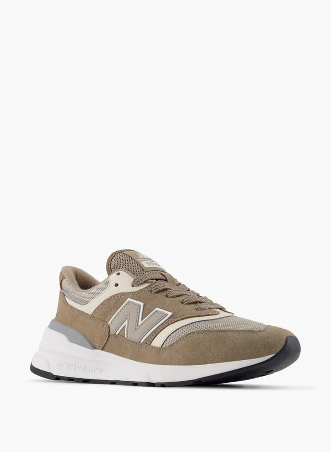 نيو بالانس Women's Logo Detail Sports Shoes with Lace-Up Closure - 997R
