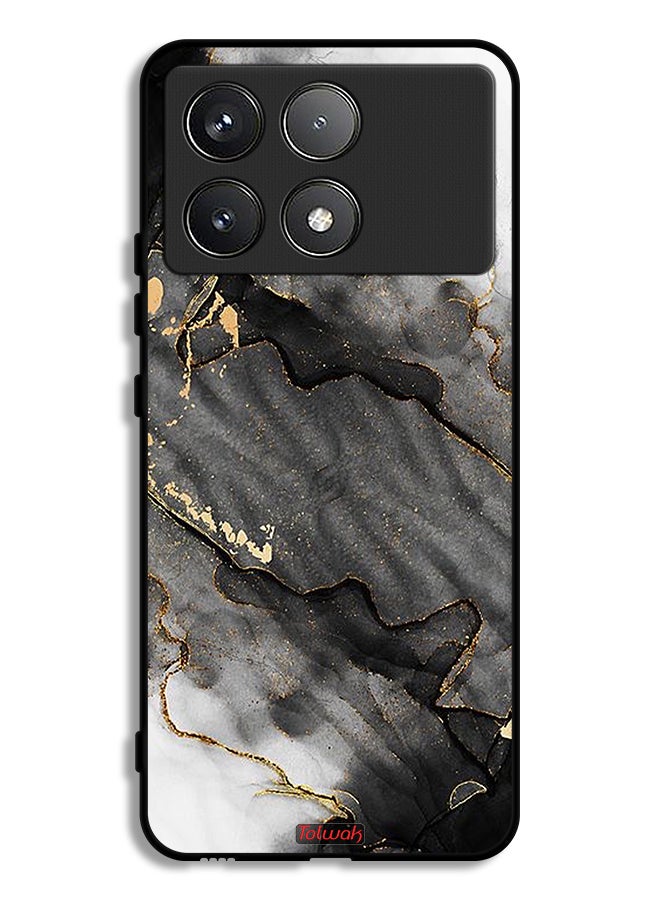 Tolwak Xiaomi Poco F6 Pro Protective Case Cover Glitter Marble - Image 1