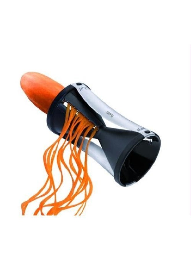 GEFU Plastic and Stainless Steel Spirelli Spiral Manual Slicer Black and Silver 13.2 x 5 x 5 cm 13460 - Image 3