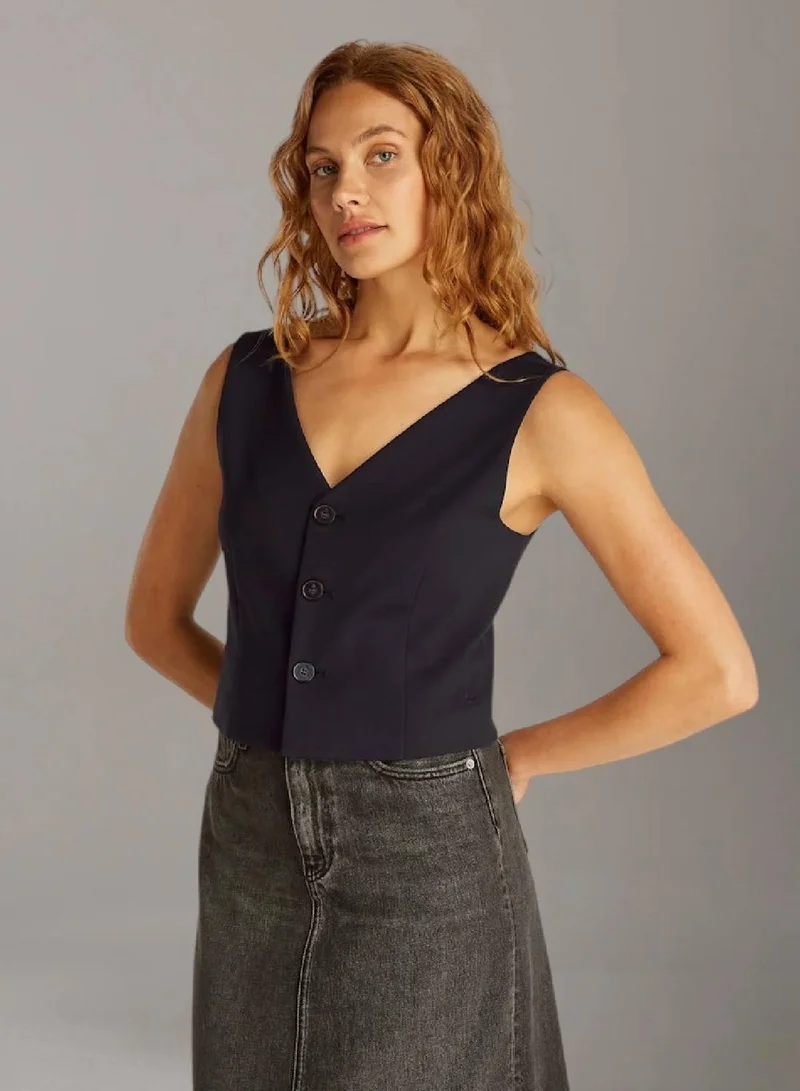 Slim Ribbed Vest