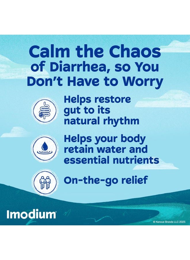 IMODIUM A-D Diarrhea Relief Caplets with Loperamide Hydrochloride, Anti-Diarrheal Medicine to Help Control Symptoms of Diarrhea Due to Acute, Active & Traveler's Diarrhea, 24 ct.  - Image 4