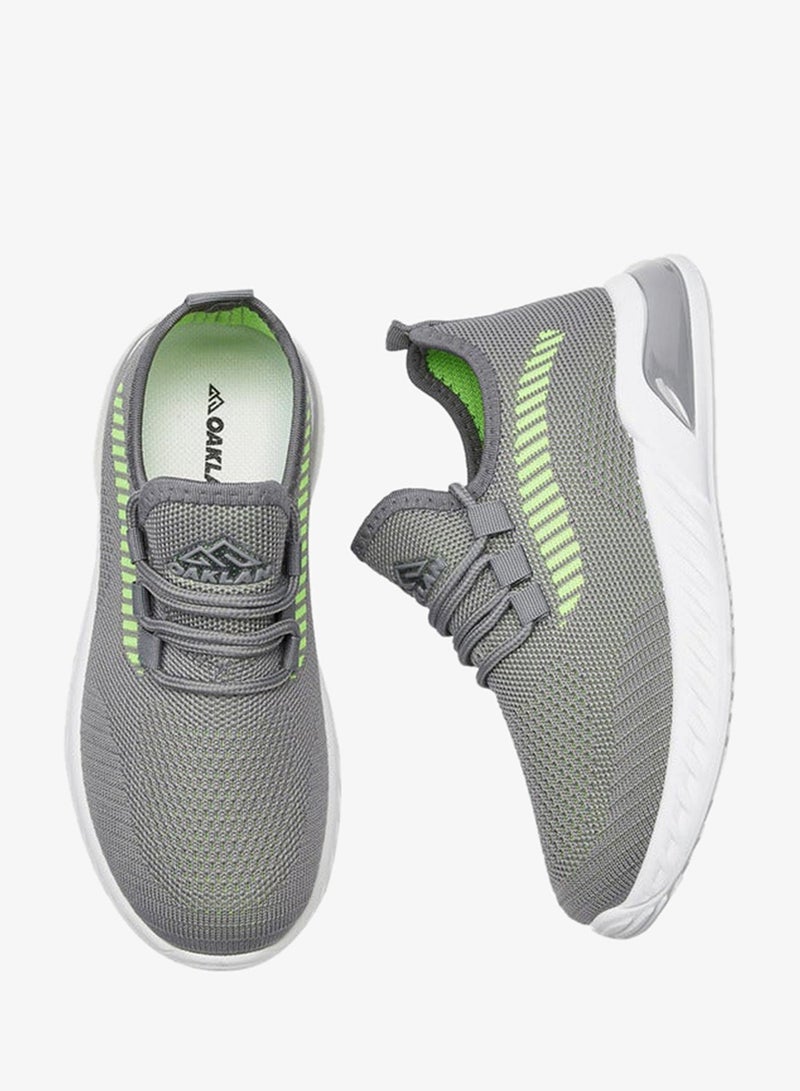 Oaklan by Shoexpress Textured Lace-Up Sports Shoes - Image 2