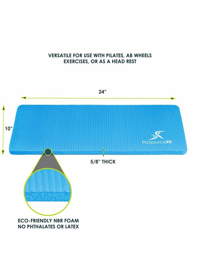 ProSourceFit Extra Thick Yoga Knee Pad and Elbow Cushion 15mm (5/8”) Fits Standard Mats for Pain Free Joints in Yoga, Pilates, Floor Workouts, Aqua - Image 2