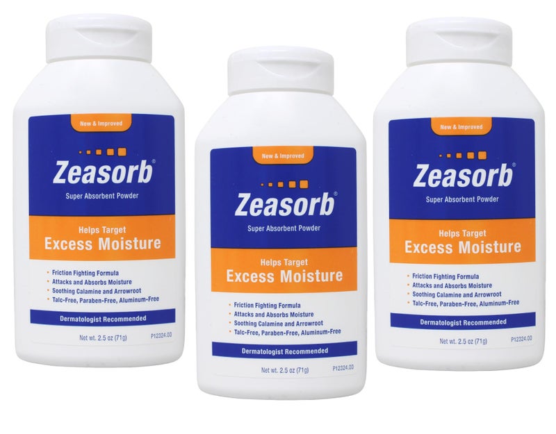 ZEASORB Powder 2.5 OZ (3 Pack) - Image 1
