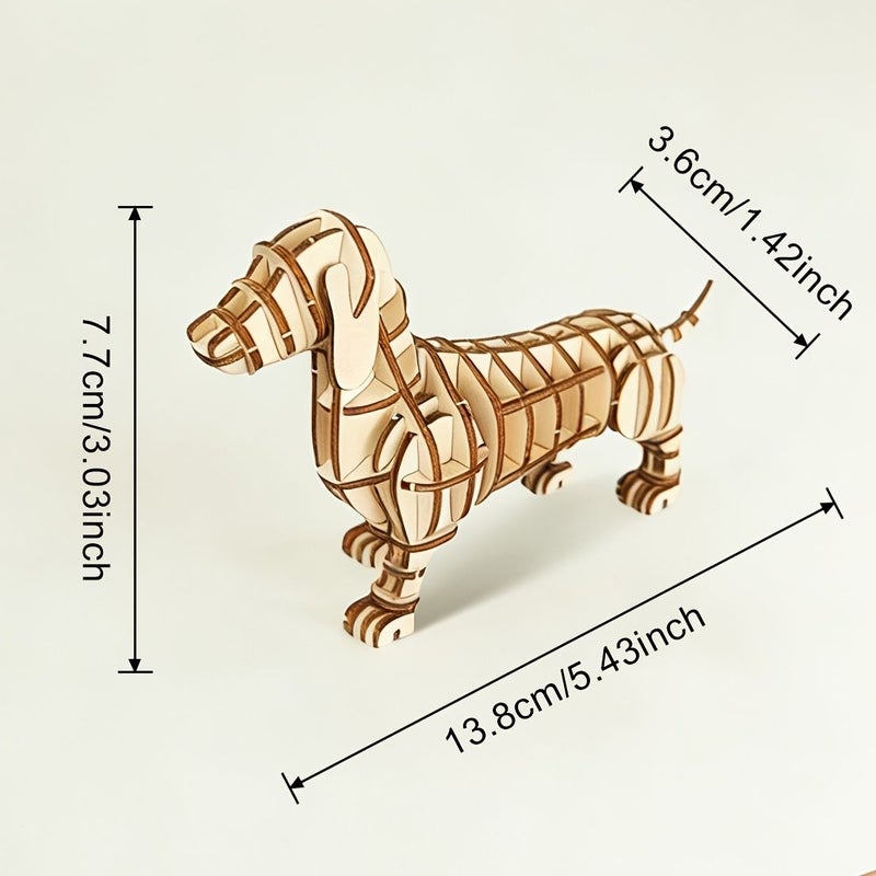 3D Three Dimensional Puzzle Assembly Craft Kit Sheep Model Desktop Animal Decoration Creative Toy Gift For Birthday Holiday - Image 2