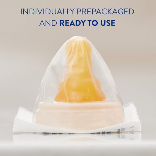 Similac حلمة وزرّ لزجاجة حليب سيميللاك، حلمة وزرّ زجاجة للأطفال، خالية من اللاتكس، 50 قطعة - Image 3