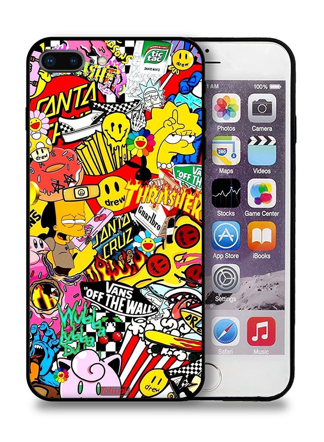 Tolwak Apple iPhone 8 Plus Protective Case Off The Wall - Image 1