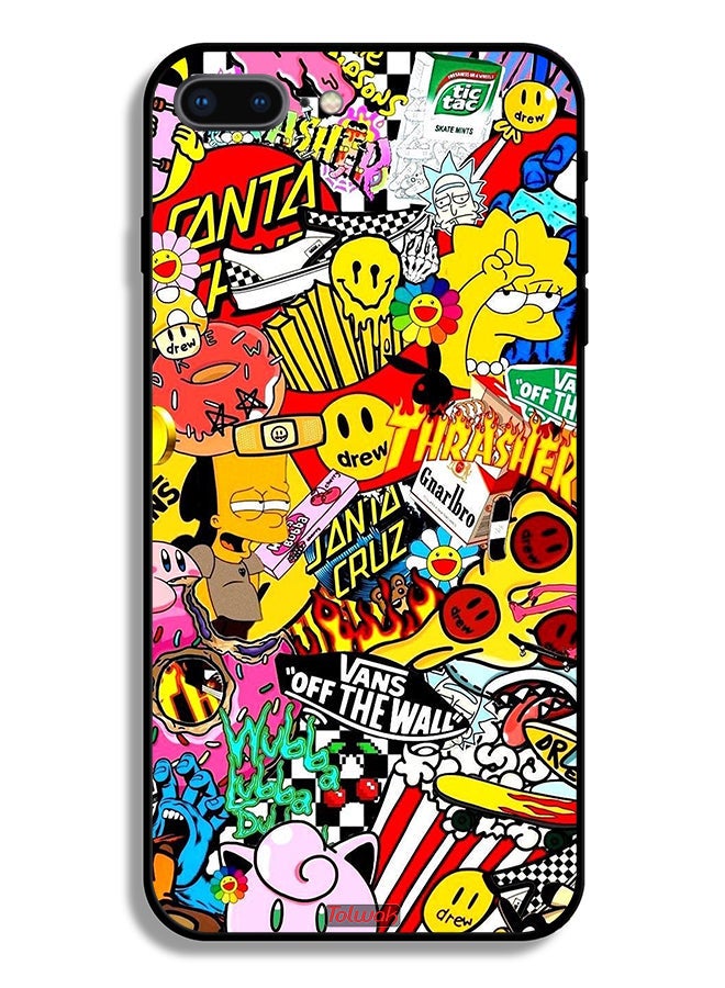 Tolwak Apple iPhone 8 Plus Protective Case Off The Wall - Image 2