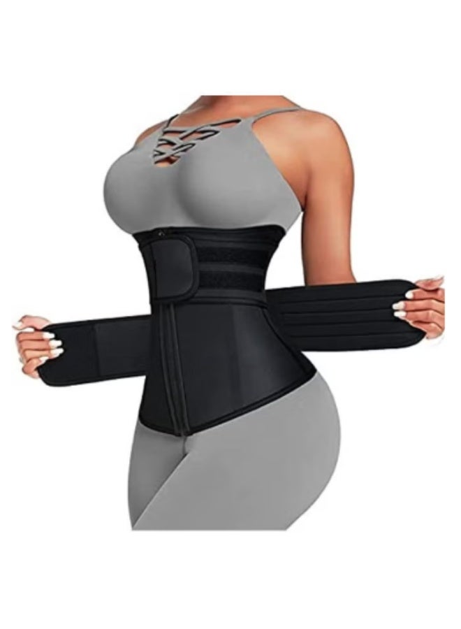 virenia Adjustable Waist Trainer Slimming Belt – Tummy Sauna Bandage Wrap – Body Shaper Compression Wrap – Plus Size Corset Waist Trainer for Women & Men - Image 1