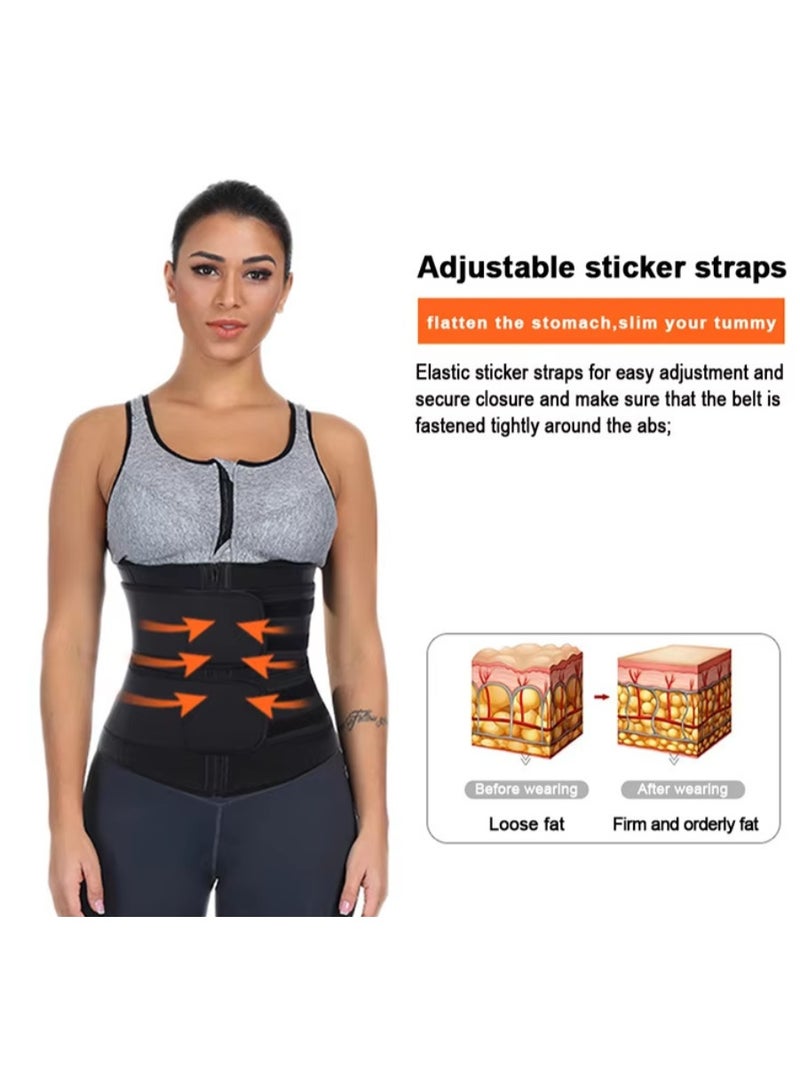 virenia Adjustable Waist Trainer Slimming Belt – Tummy Sauna Bandage Wrap – Body Shaper Compression Wrap – Plus Size Corset Waist Trainer for Women & Men - Image 3