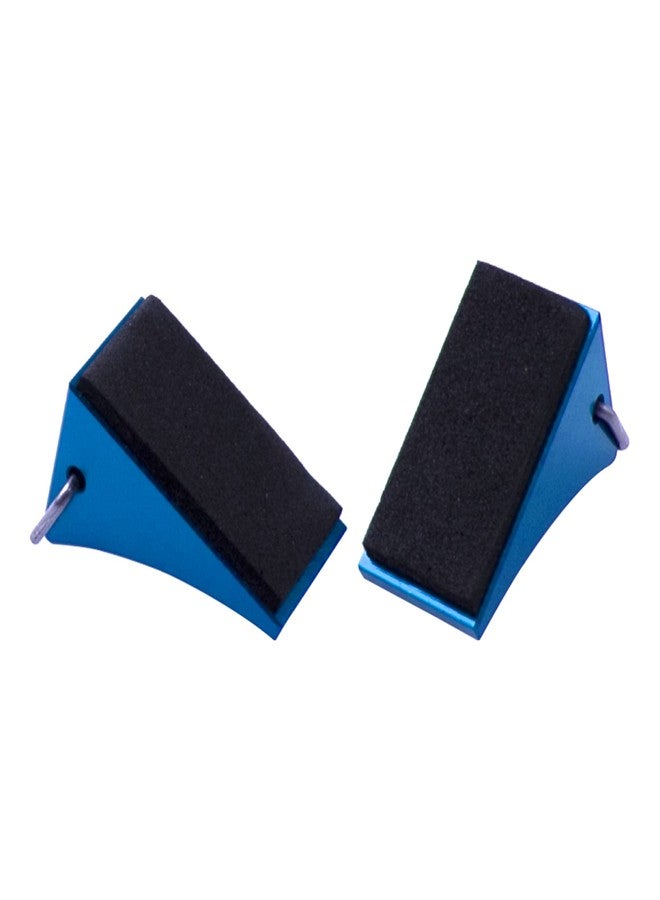 Share Goo 2Pcs ShareGoo 20mm/0.78inch RC Toy Crawler Simulation Tire Wheel Chock Decoration Accessories Compatible with Traxxas TRX-4 Axial SCX10 D90 Tamiya CC01 1/10 RC Crawler Car (Blue) - Image 5