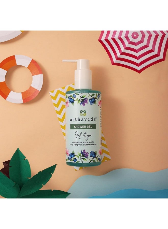 Arthaveda Shower Gel (Let it Go) - Infused with Niacinamide, Bakuchiol oil, Ylang ylang oil and Blueberry Extract | Paraben & SLS Free | 330 ml - Image 5