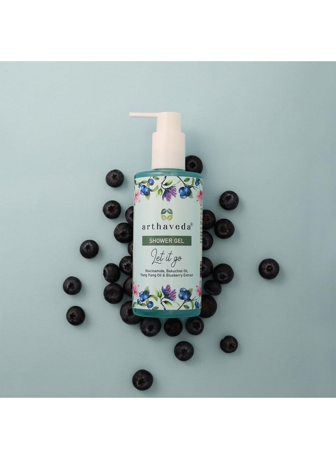 Arthaveda Shower Gel (Let it Go) - Infused with Niacinamide, Bakuchiol oil, Ylang ylang oil and Blueberry Extract | Paraben & SLS Free | 330 ml - Image 3
