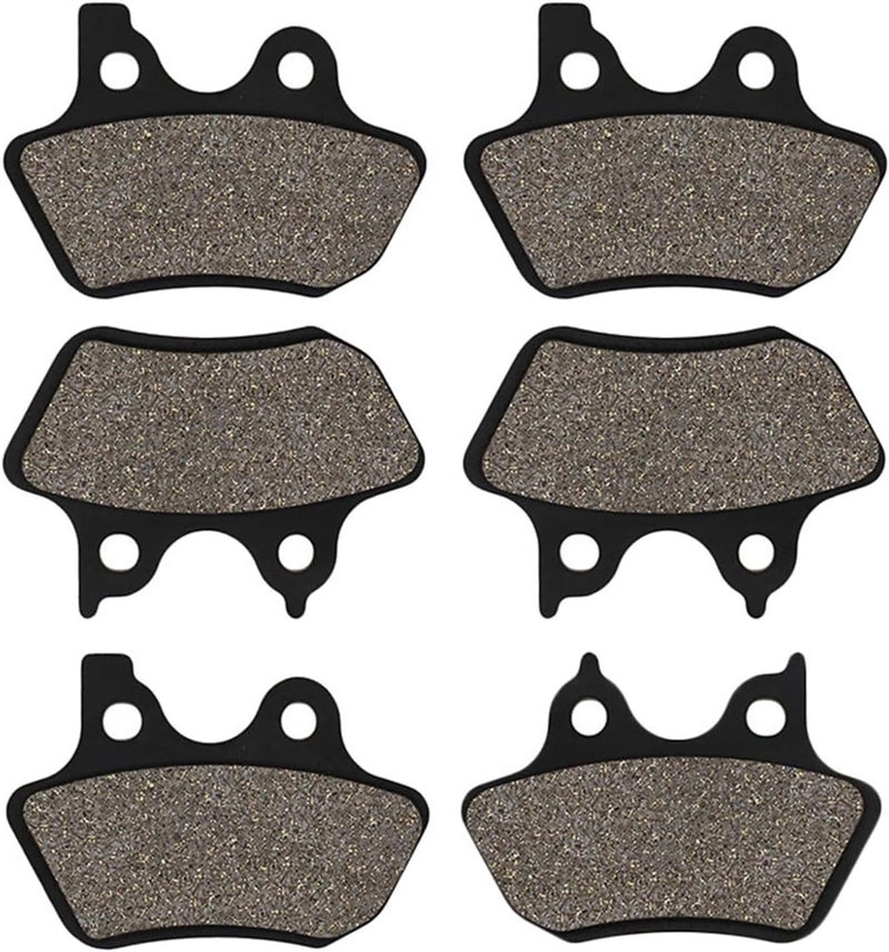 QASULER Motorcycle Brake Pads for Harley Models - Image 1