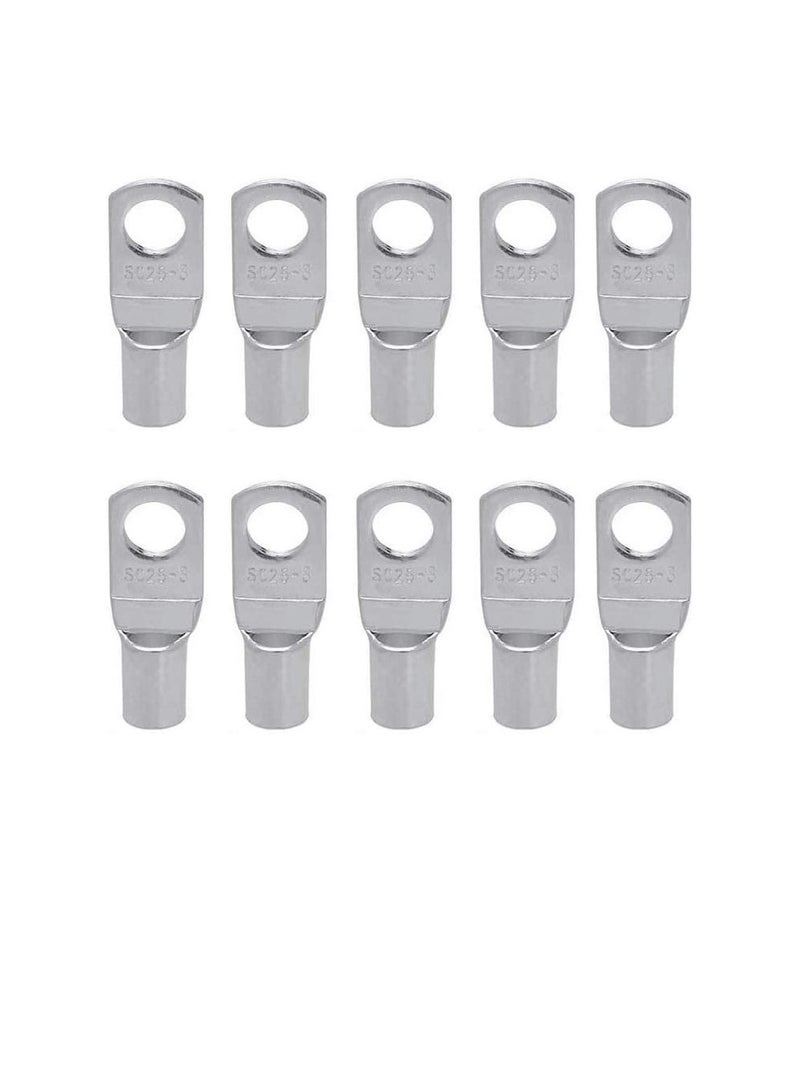 Copper Cable Lugs 10Pcs Set-Wire Terminals, Connector Cable lugs Ring Battery SC Terminals, for Marine, Solar, Automotive, Electric, Home Applications etc (Hole Size 12mm, Cable Size 70mm)  - Image 1
