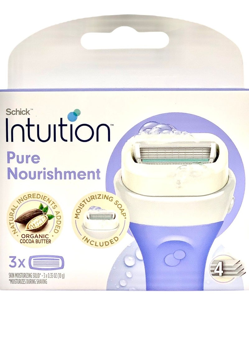 Schick Intuition Pure Nourishment Pack of 3Pc - Image 1