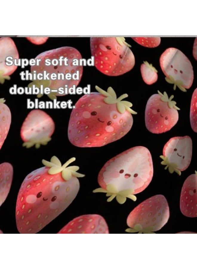 general Children's or student cartoon flannel thin blanket (warm and comfortable, suitable for sleep, games) 100cm*150cm - 208 - Image 1