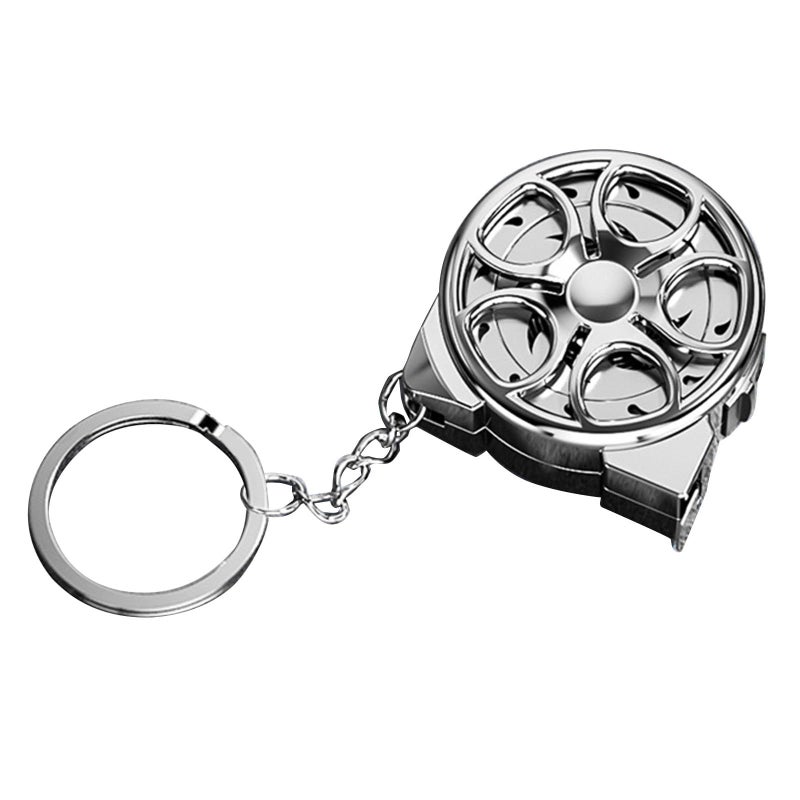 Silver Stretchable Mini 2M Stainless Steel Tape Measure Ruler With ABS Shell For Home Office Car DIY Projects - Image 2