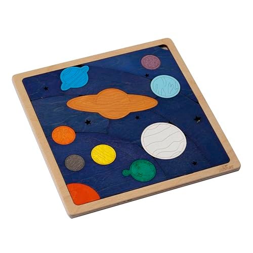EKOPLAY Solar System and Planets Puzzle for Kids | 18 Piece Jigsaw Puzzle for Kids | Learning Educational Toy and Gift for Boys Girls Ages 3+ Years - Image 3
