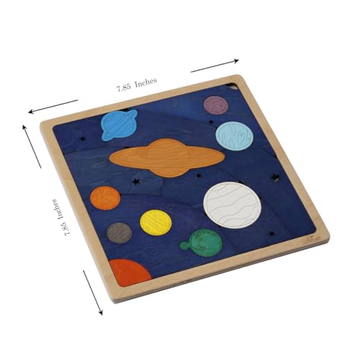 EKOPLAY Solar System and Planets Puzzle for Kids | 18 Piece Jigsaw Puzzle for Kids | Learning Educational Toy and Gift for Boys Girls Ages 3+ Years - Image 2