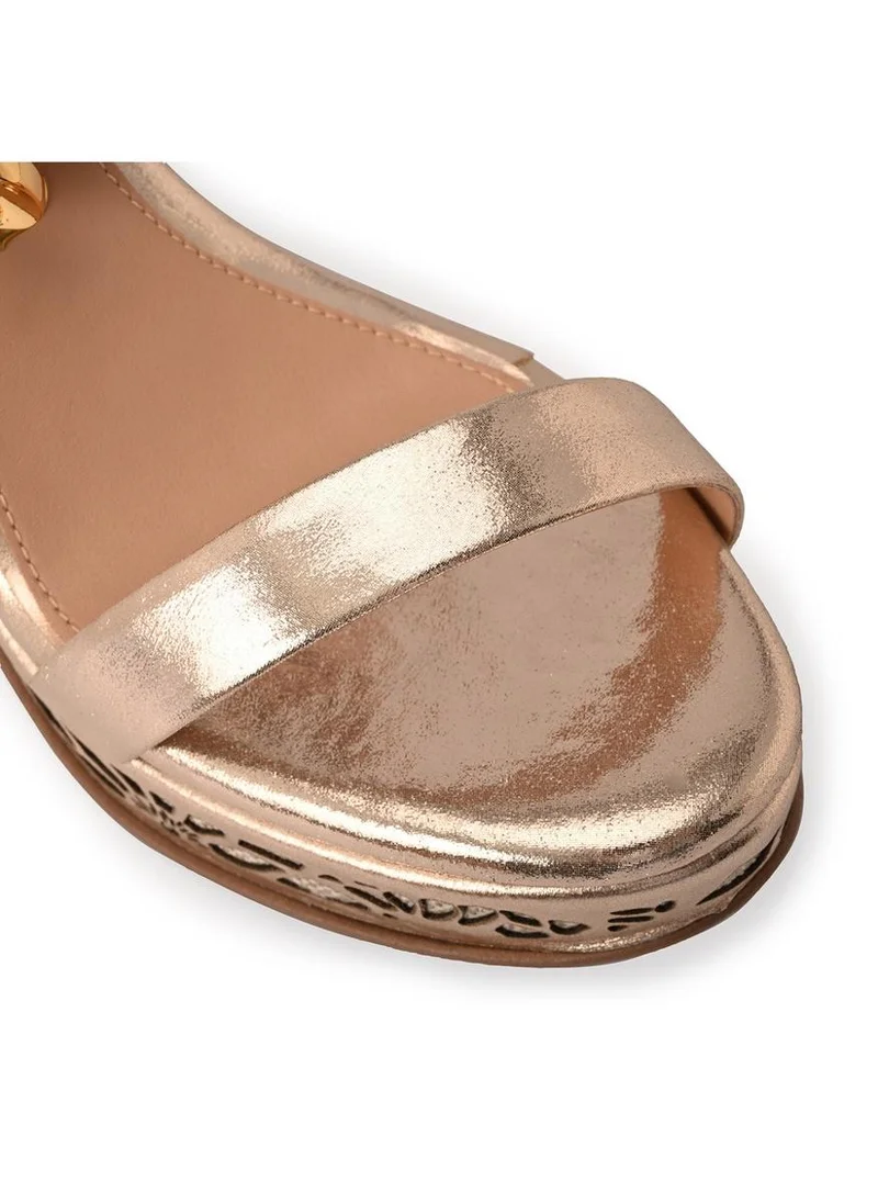 Carmen Steffens  Anabela Dourada Laser Cutouts for Women | Best Price UAE