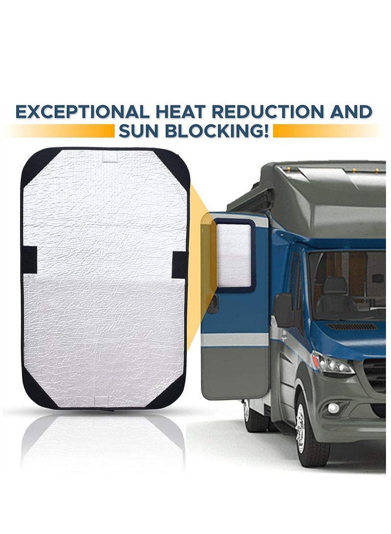 Car Side Window Sun Shade, Universal Reversible Magnetic Curtain, Roller Sunshade, Baby and Kids Shades for UV Glare Protection, Travel Accessories (16 x 25 Inch) - Image 5
