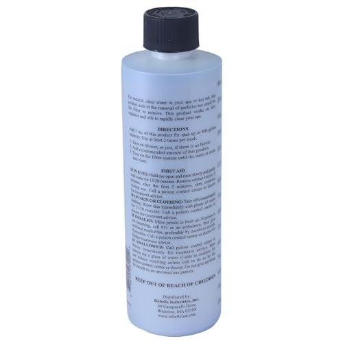 SpaChoice 1-Pint Premium Clear and Sparkle Hot Tub Clarifier, Spa Clarifier Hot Tub, Made in USA - Image 2