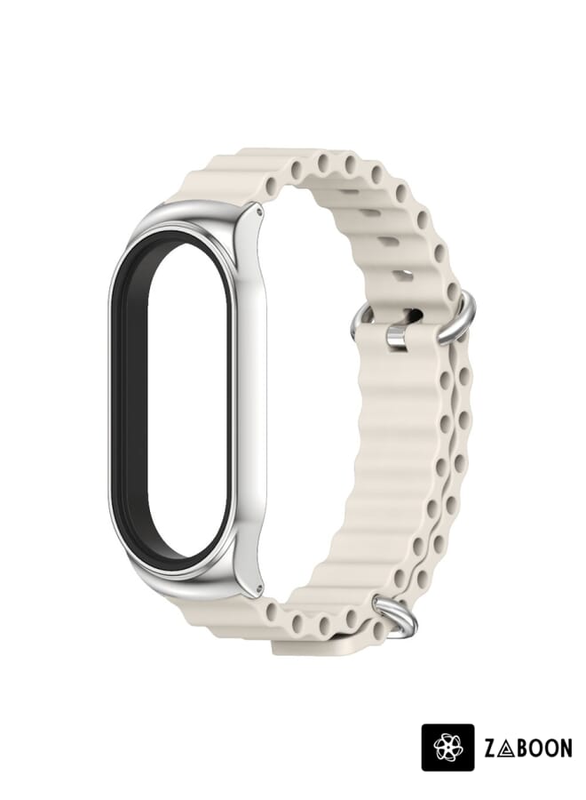 Zaboon Watch Band For Xiaomi Mi Band 7 / 7 NFC MIJOBS CS Marine Silicone Breathable - Image 2