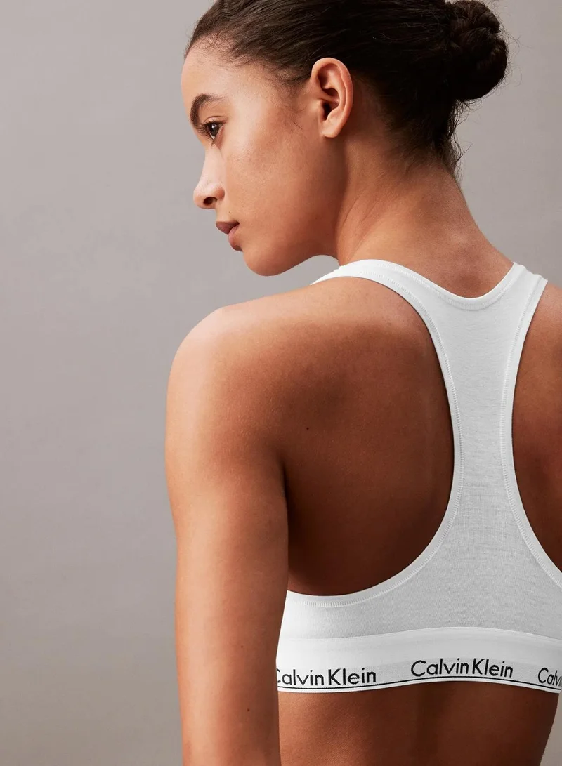 Calvin Klein WHITE Bralette - Modern Cotton for Women | Best Price UAE
