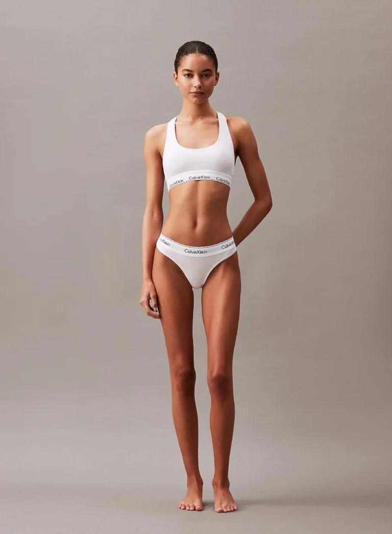 Calvin Klein WHITE Bralette - Modern Cotton for Women | Best Price UAE