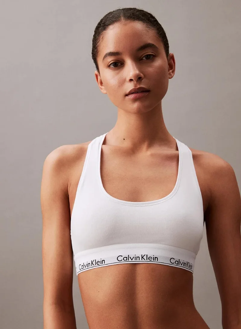 Calvin Klein WHITE Bralette - Modern Cotton for Women | Best Price UAE