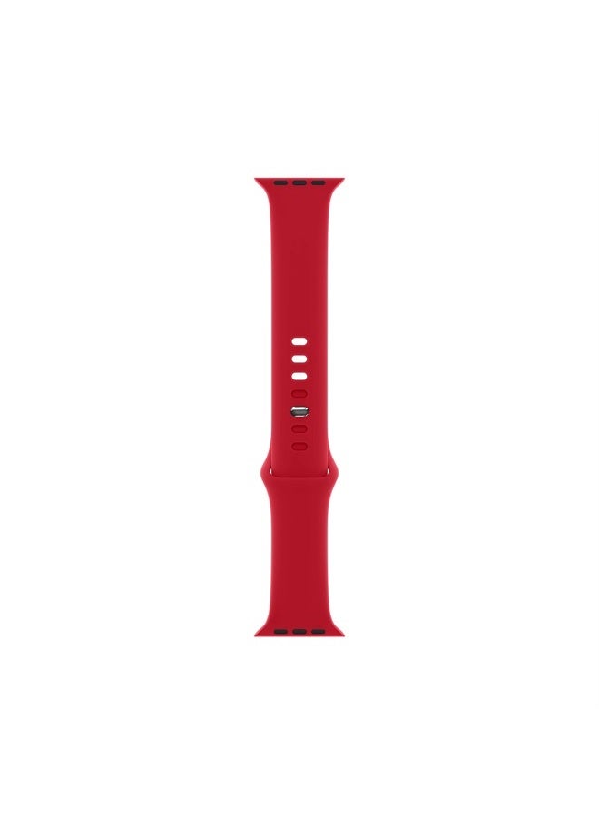 DONEGANI Compatible with Apple Watch band Se 41mm 40mm 38mm Men Women Series 8 7 6 5 4 3 2 1 in color Red Christmas｜Sport Bands Silicone Bracelet Strap - Image 3