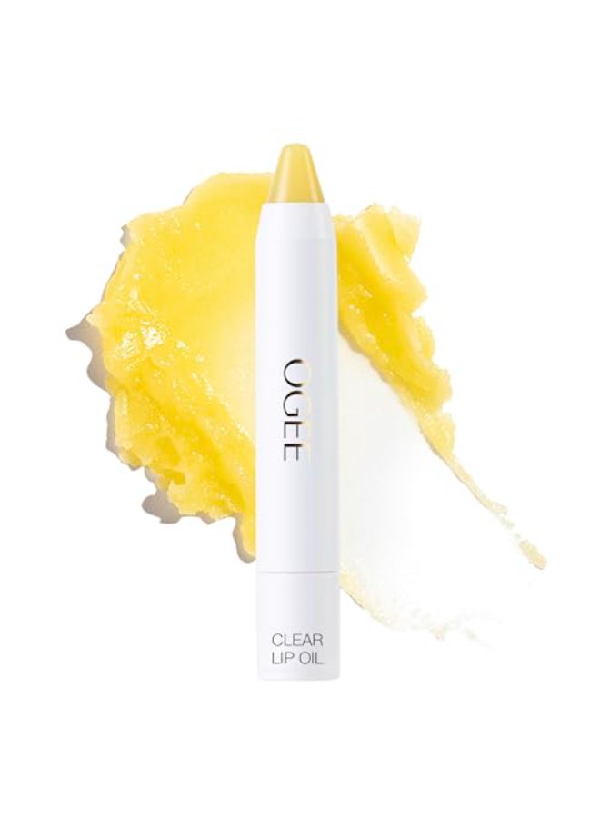 Ogee Sculpted Lip Oil Lip Stain Made with 100 Organic Coconut Oil Jojoba Oil and Vitamin E Best as Lip Balm or Overnight Lip Treatment CLEAR - Image 1