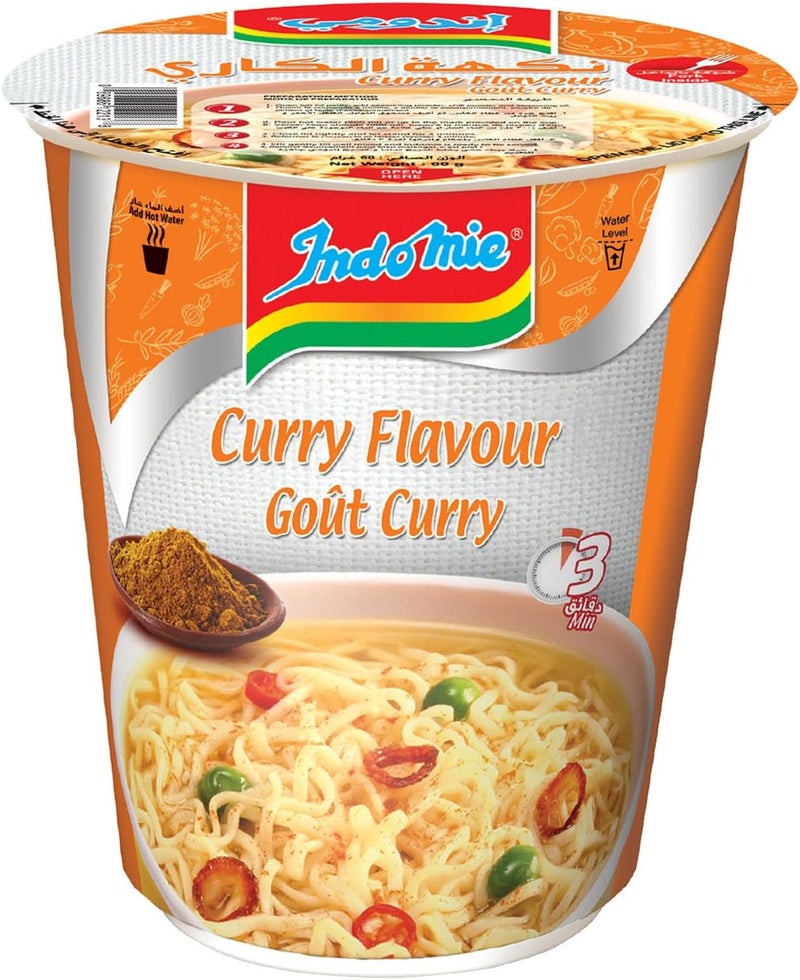 Indomie Curry Chicken Noodle Cup - 60g - Image 1