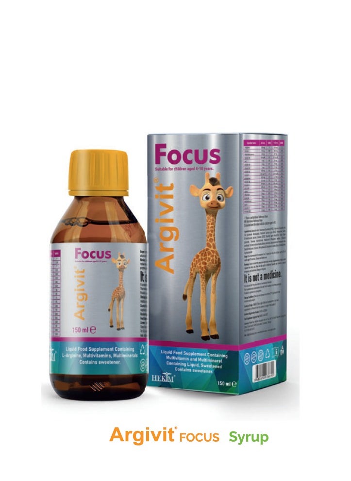 Argivit - Argivit Focus Syrup 150ml - Image 1