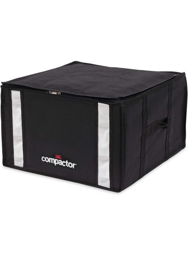 COMPACTOR SpSaving Semi Rigid Zipper Closure Vacuum Storage Box Black and Clear 125 Liter  - Image 3