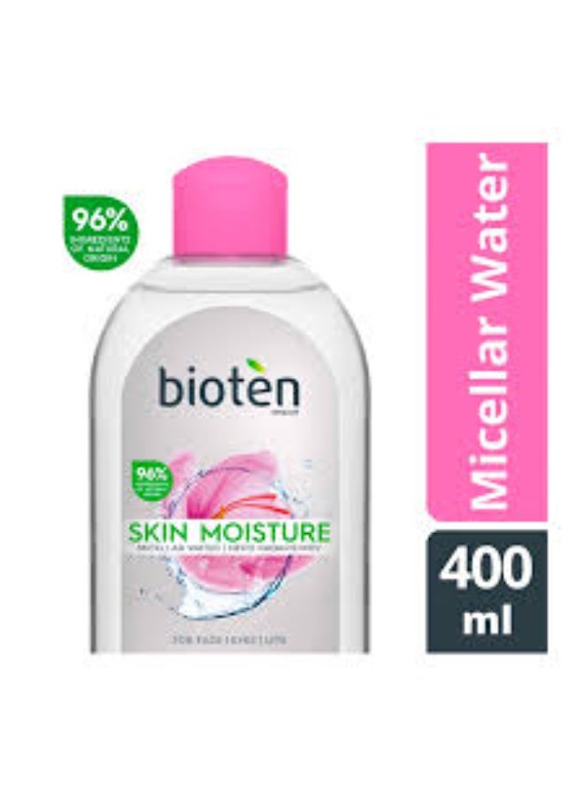 bioten Skin Moisture Micellar Water for Dry/Sensitive Skin 400ml - Image 2