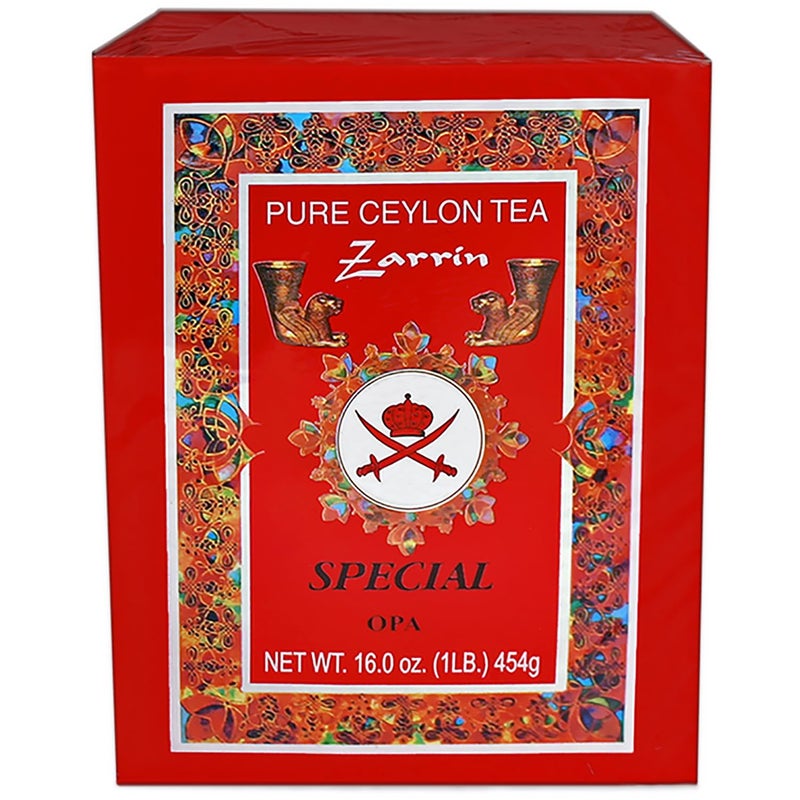 Zarrin  Pure Ceylon Tea OPA Orange Pekoe A 1LB 454g Loose Leaf Tea - Image 3